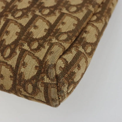 Christian Dior Vintage Trotter Canvas, Brown, Canvas, Clutch