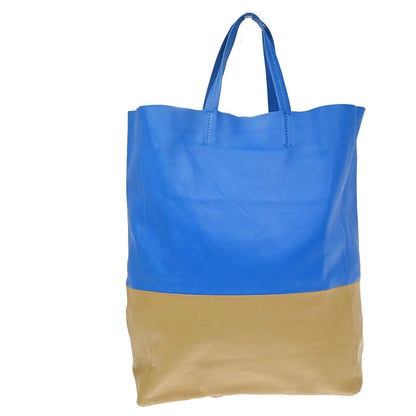Celine Vertical Bi-Cabas Tote Leather, Multicolour, Leather, Tote Bag