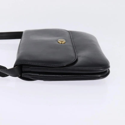 Celine Vintage Leather, Black, Leather, Shoulder Bag
