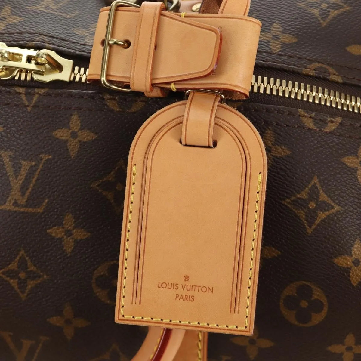 Louis Vuitton Keepall Monogram Canvas, Brown, Canvas, Travel Bag