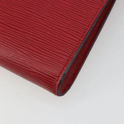 Louis Vuitton Pochette Accessoires Epi, Red, Leather, Clutch
