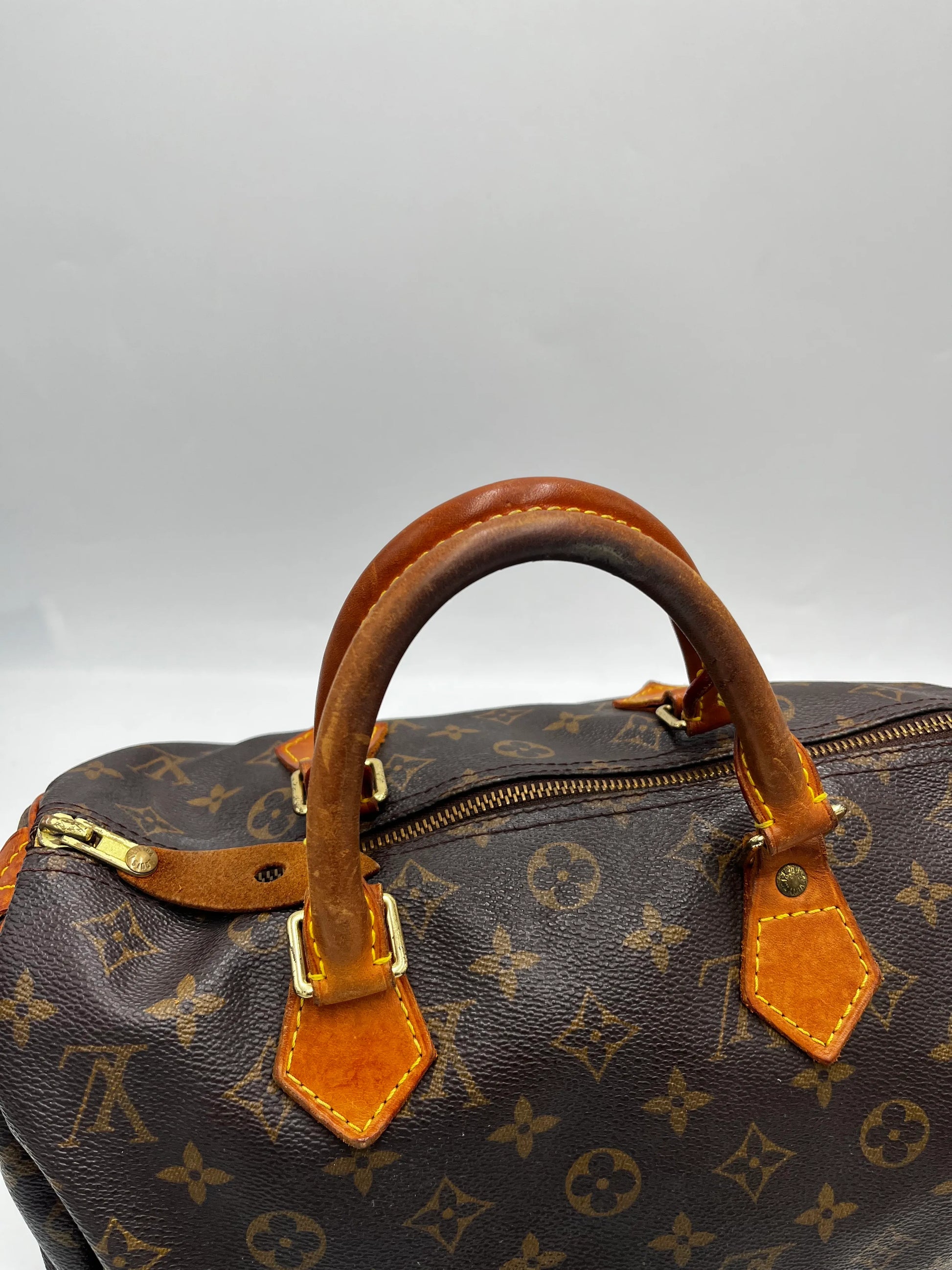 Louis Vuitton Speedy Monogram Canvas, Brown, Canvas, Handbag