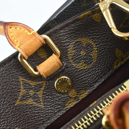 Louis Vuitton Montaigne Monogram, Brown, Canvas, Handbag