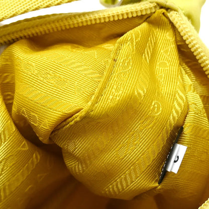 Prada Re-Edition 2000 Hobo Tessuto, Yellow, Nylon, Handbag