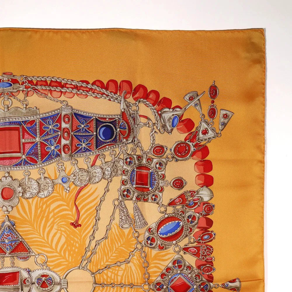 Hermes Carré 90 Silk multicolor, Multicolour, Silk, Scarf