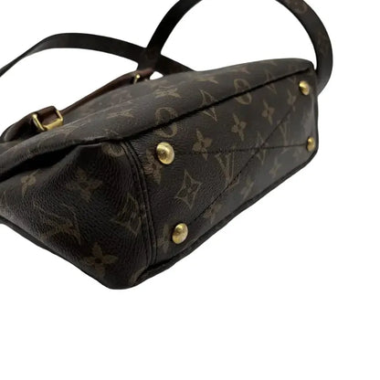 Louis Vuitton Pallas Tote Monogram Canvas with Leather, Brown, Canvas, Handbag
