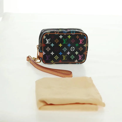 Louis Vuitton Wapity Trousse Monogram Multicolor, Black, Canvas, Clutch