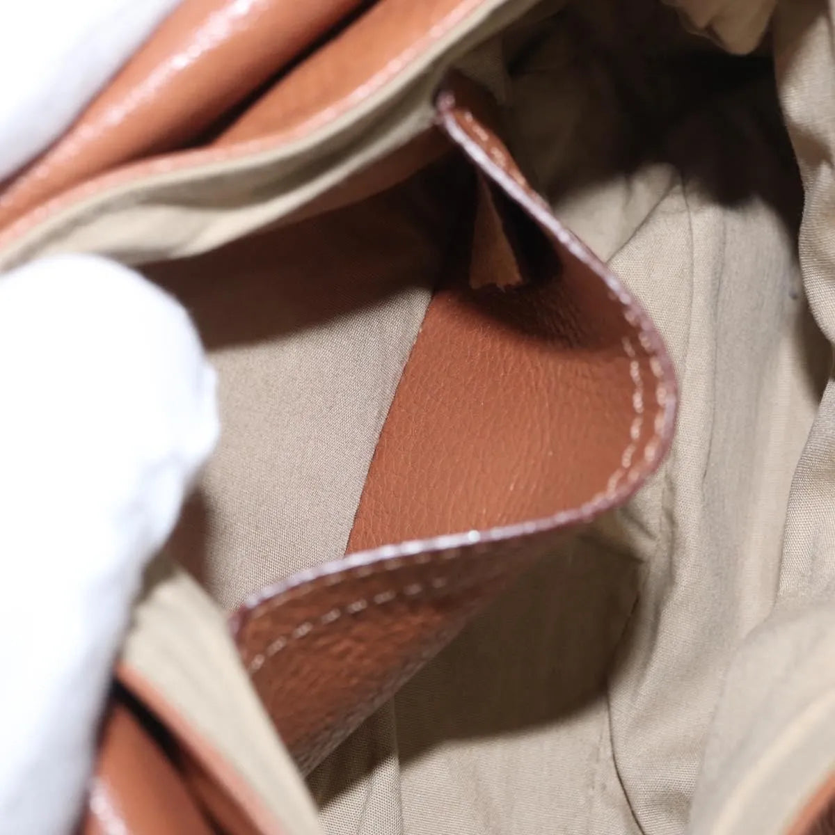 Chloe Lily Leather, Brown, Leather, Shoulder Bag