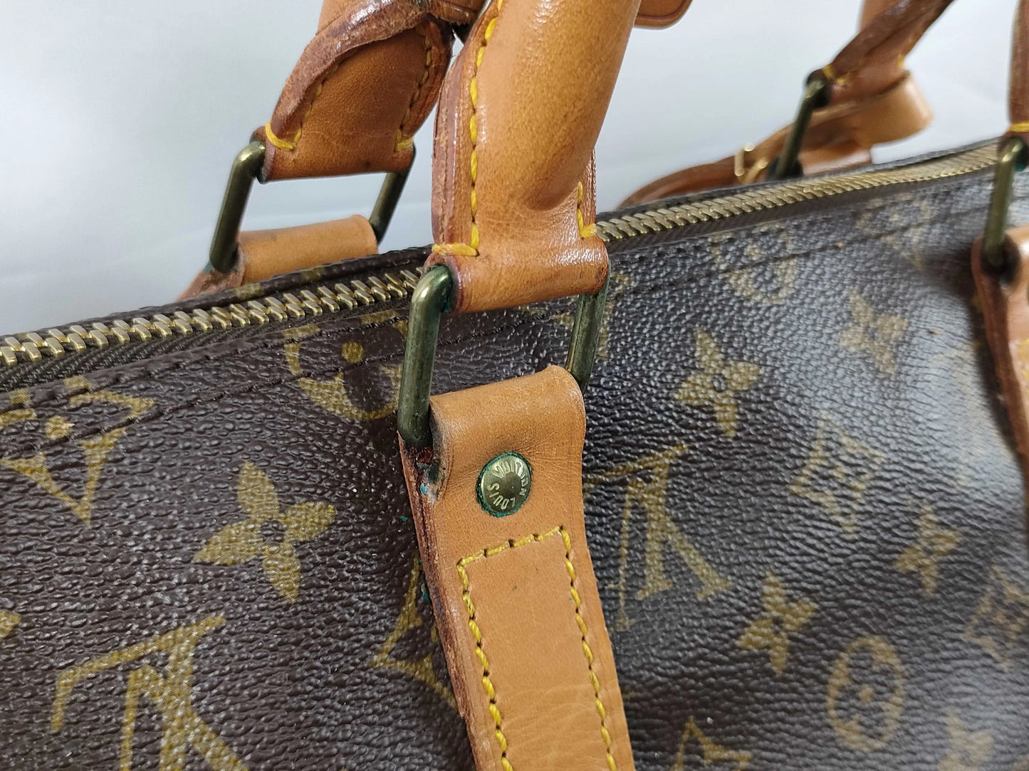 Louis Vuitton Keepall Monogram Canvas, Brown, Canvas, Travel Bag