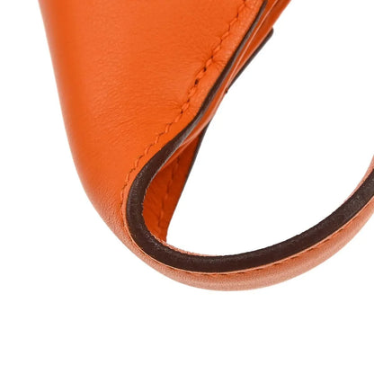 Hermes Trim Epsom, Orange, Leather, Shoulder Bag