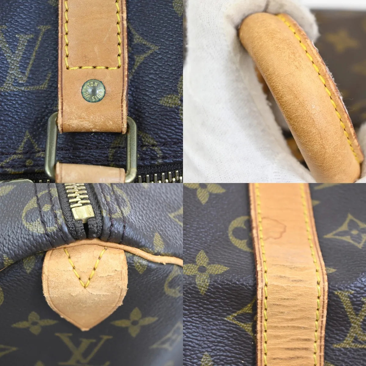 Louis Vuitton Keepall Monogram Canvas, Brown, Canvas, Travel Bag