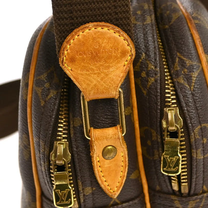 Louis Vuitton Reporter Monogram, Brown, Canvas, Shoulder Bag