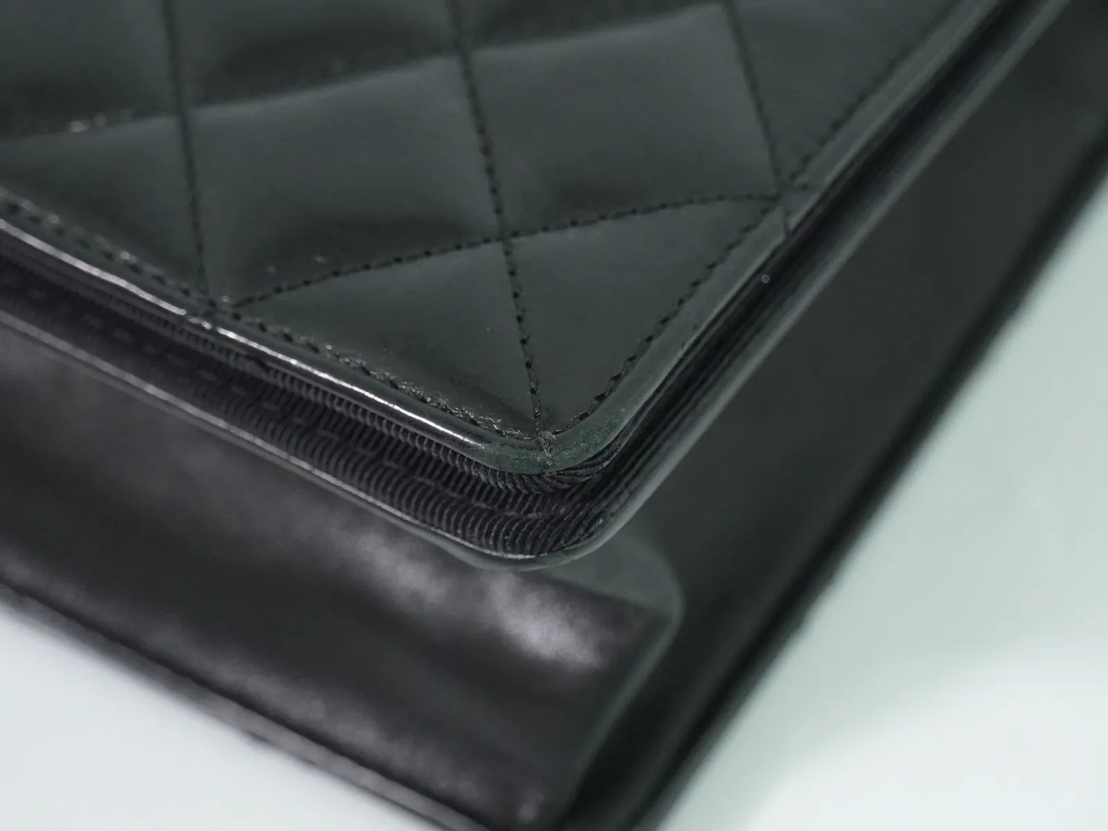 Chanel Ballerine Flap Quilted Lambskin, Black, Leather, Shoulder Bag