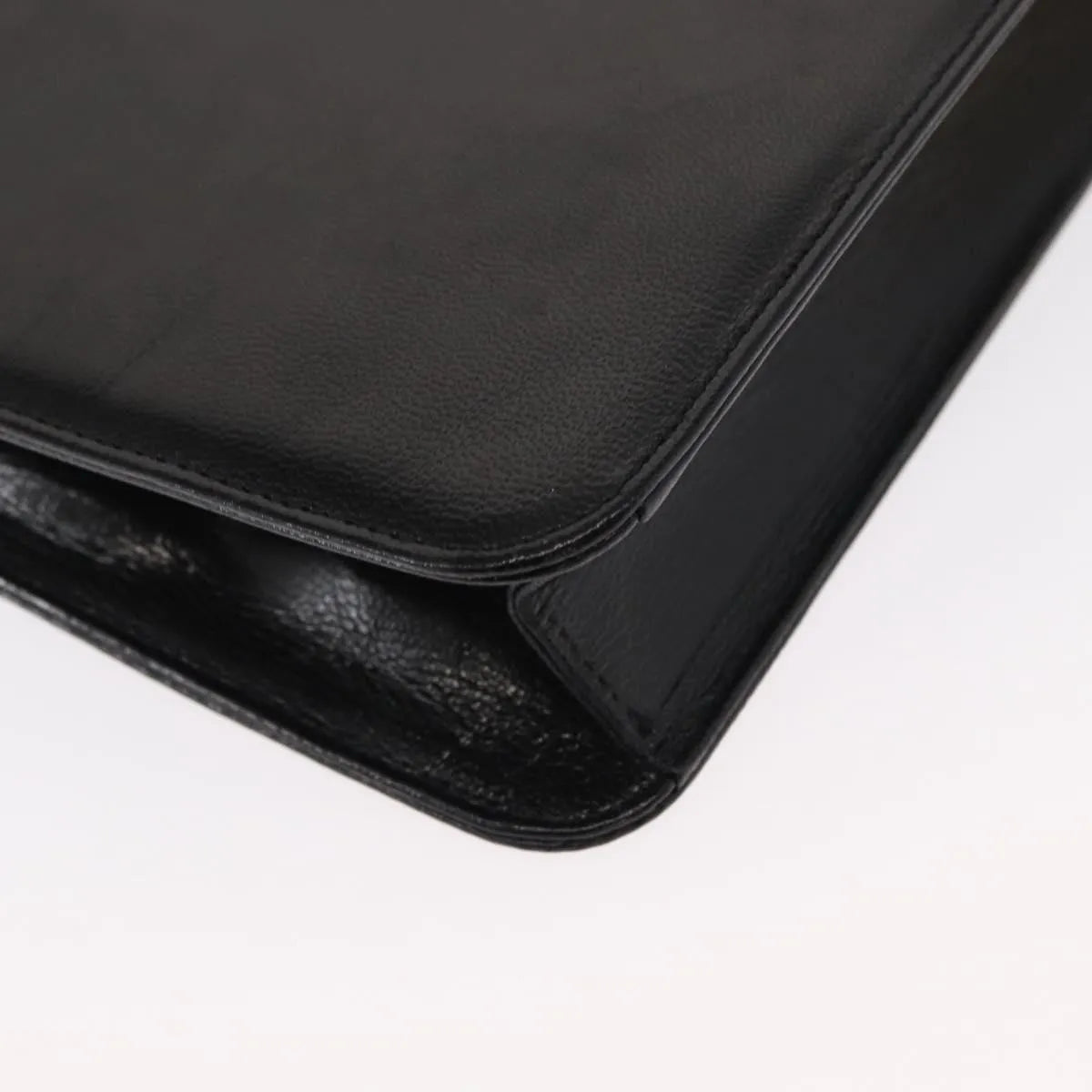 Saint Laurent Vintage Leather, Black, Leather, Shoulder Bag