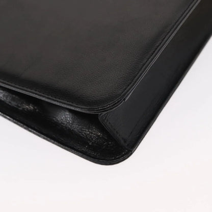 Saint Laurent Vintage Leather, Black, Leather, Shoulder Bag