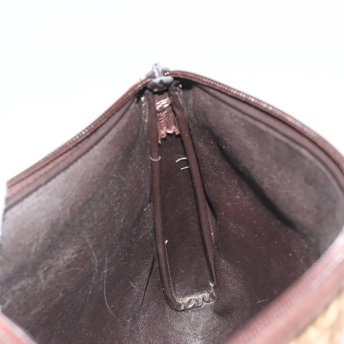 Christian Dior Vintage Trotter Canvas, Brown, Canvas, Clutch