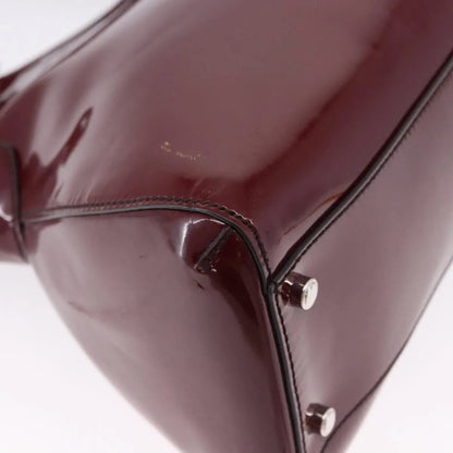 Cartier Marcello Patent leather, Burgundy, Patent Leather, Handbag