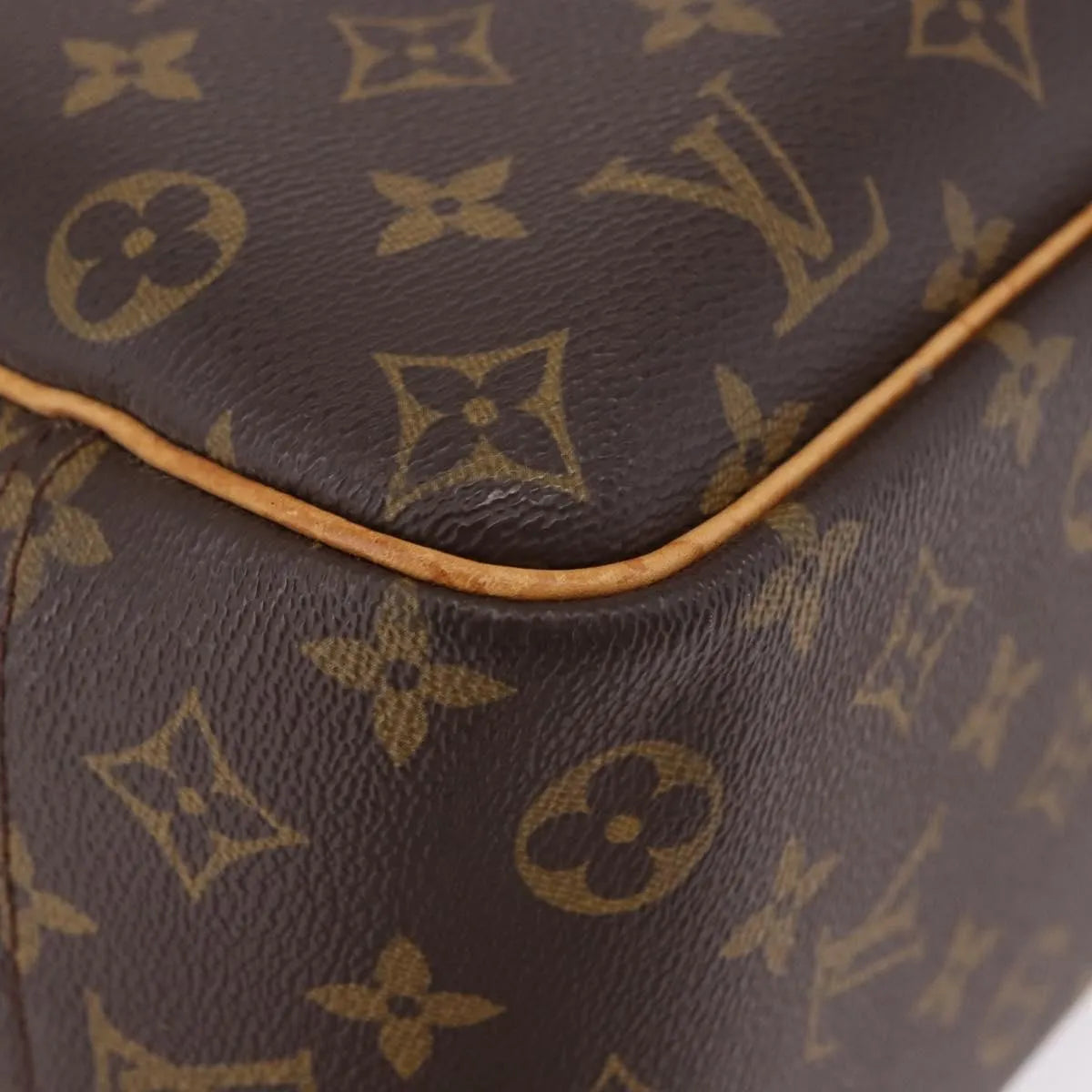 Louis Vuitton Deauville Monogram, Brown, Canvas, Handbag