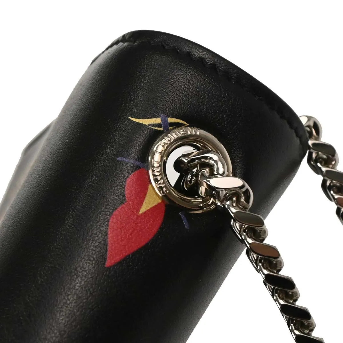 Saint Laurent Kate leather, Black, Leather, Shoulder Bag
