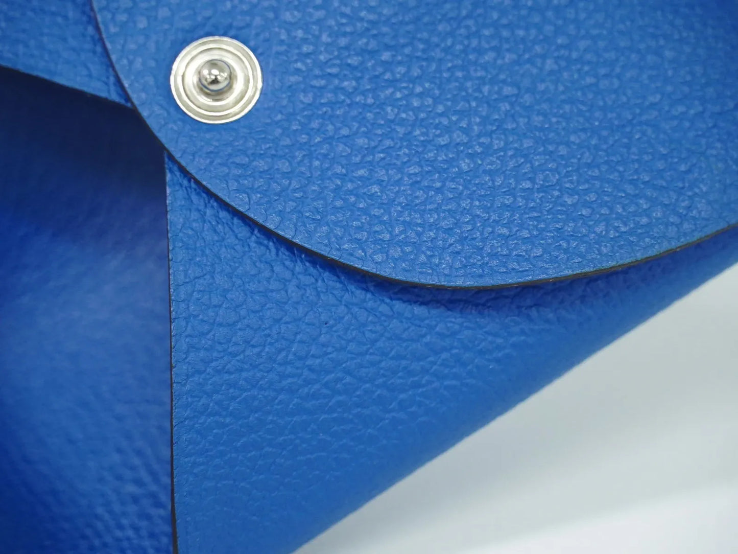 Hermes Bastia Coin Purse Leather, Blue, Leather, Wallet