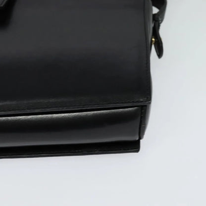 Celine Vintage Leather, Black, Leather, Shoulder Bag