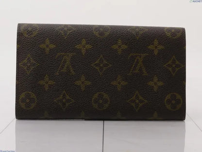Louis Vuitton Zippy wallet vertical, Brown, Canvas, Wallet