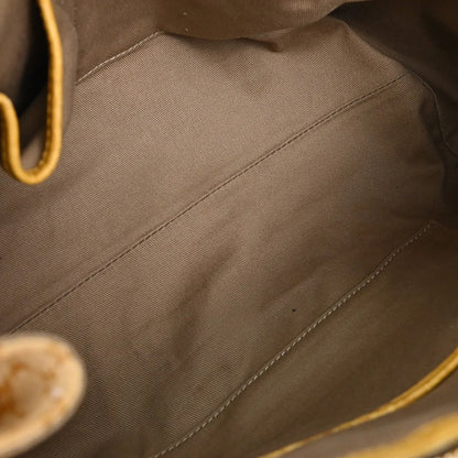 Celine Handbag Canvas, Yellow, Canvas, Handbag