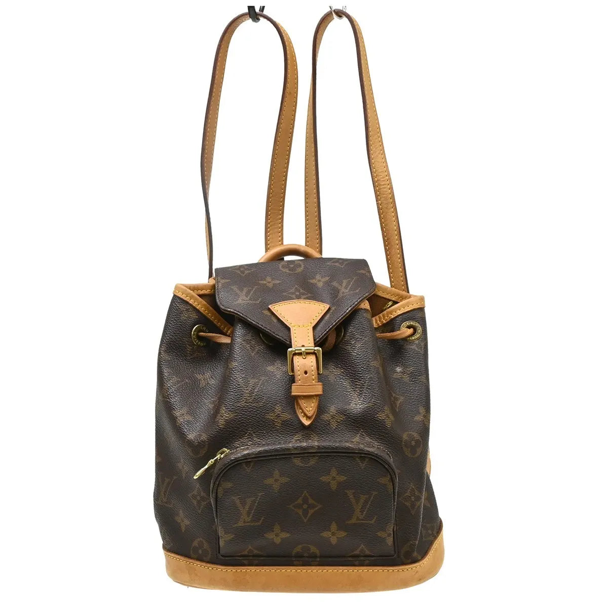 Louis Vuitton Vintage Montsouris Monogram Canvas, Brown, Canvas, Backpack