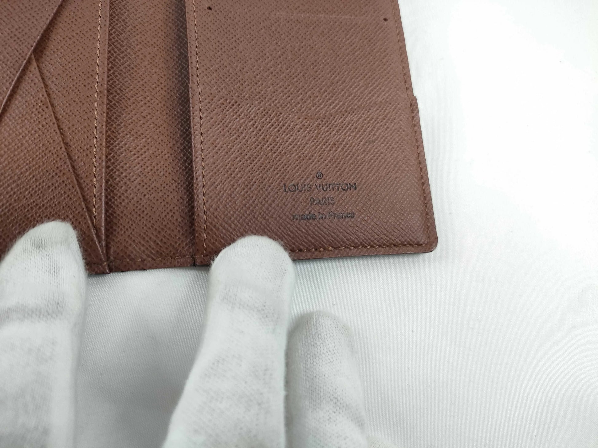 Louis Vuitton pocket organizer Canvas, Brown, Canvas, Card Holder