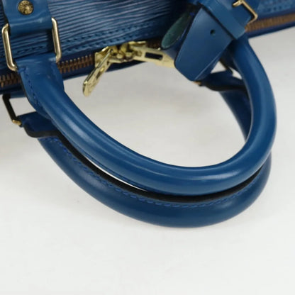 Louis Vuitton Keepall Epi Leather, Blue, Leather, Travel Bag