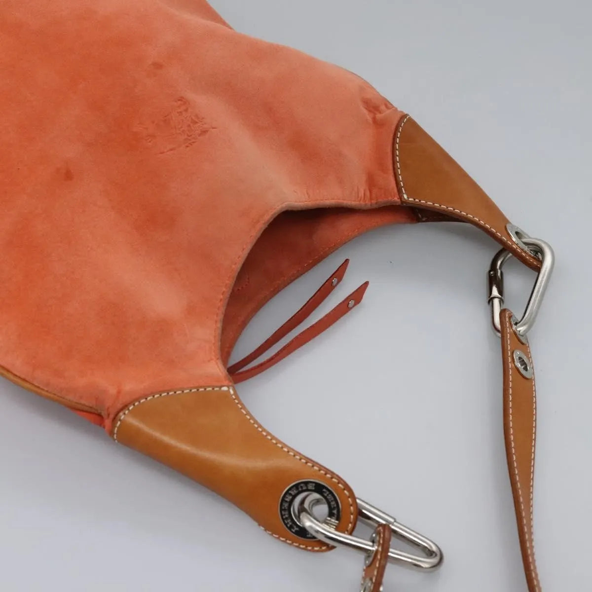 Burberry Blue Label Suede, Orange, Suede, Shoulder Bag