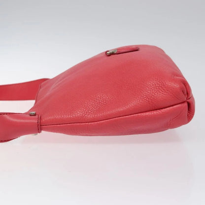 Salvatore Ferragamo Gancini Leather, Pink, Leather, Shoulder Bag