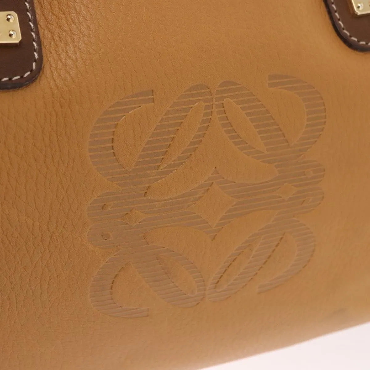 Loewe Anagram Leather, Beige, Leather, Handbag