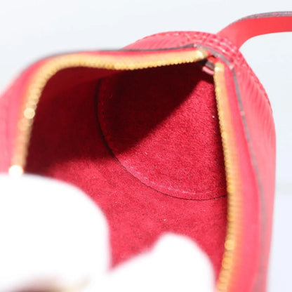 Louis Vuitton Soufflot Pochette Epi Leather, Red, Leather, Clutch