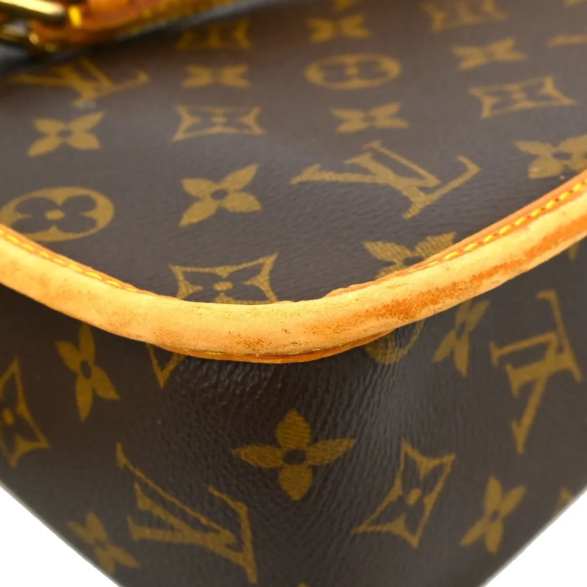Louis Vuitton Sologne Monogram Canvas, Brown, Canvas, Shoulder Bag