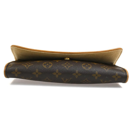 Louis Vuitton Twin Monogram Canvas, Brown, Canvas, Clutch