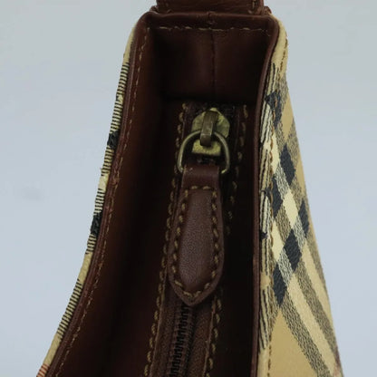 Burberry Nova Check Shoulder Bag Canvas, Beige, Canvas, Shoulder Bag