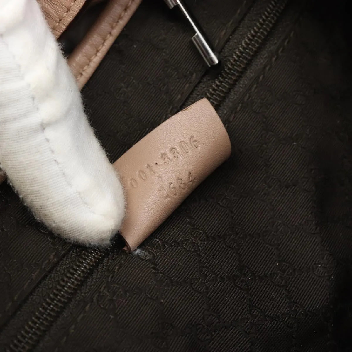 Gucci Jackie O Suede, Beige, Suede, Shoulder Bag