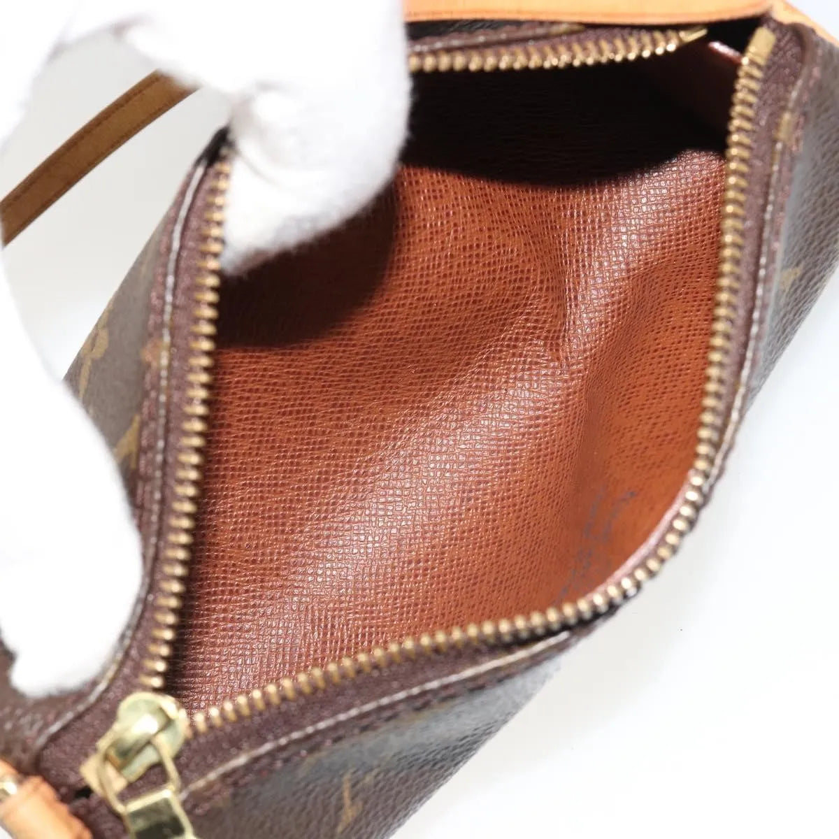 Louis Vuitton Pochette Papillon Monogram, Brown, Canvas, Clutch