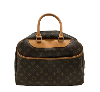 Louis Vuitton Deauville Monogram Canvas, Brown, Canvas, Handbag