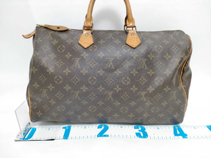 Louis Vuitton Speedy Monogram Canvas, Brown, Canvas, Handbag