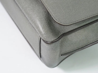 Louis Vuitton Roman Taiga Leather, Gray, Leather, Shoulder Bag