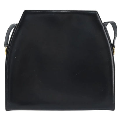 Celine Vintage Leather, Black, Leather, Shoulder Bag
