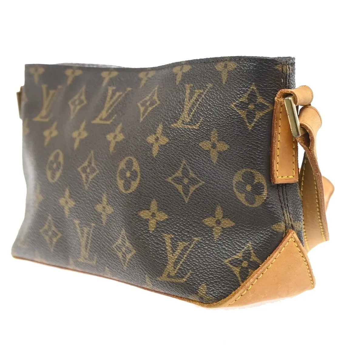 Louis Vuitton Trotteur Monogram Canvas, Brown, Canvas, Shoulder Bag