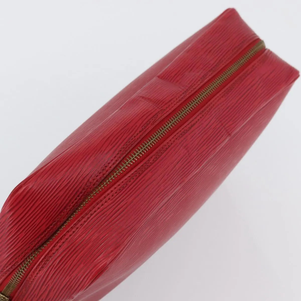 Louis Vuitton Trousse Toiletry Monogram Canvas, Red, Leather, Clutch