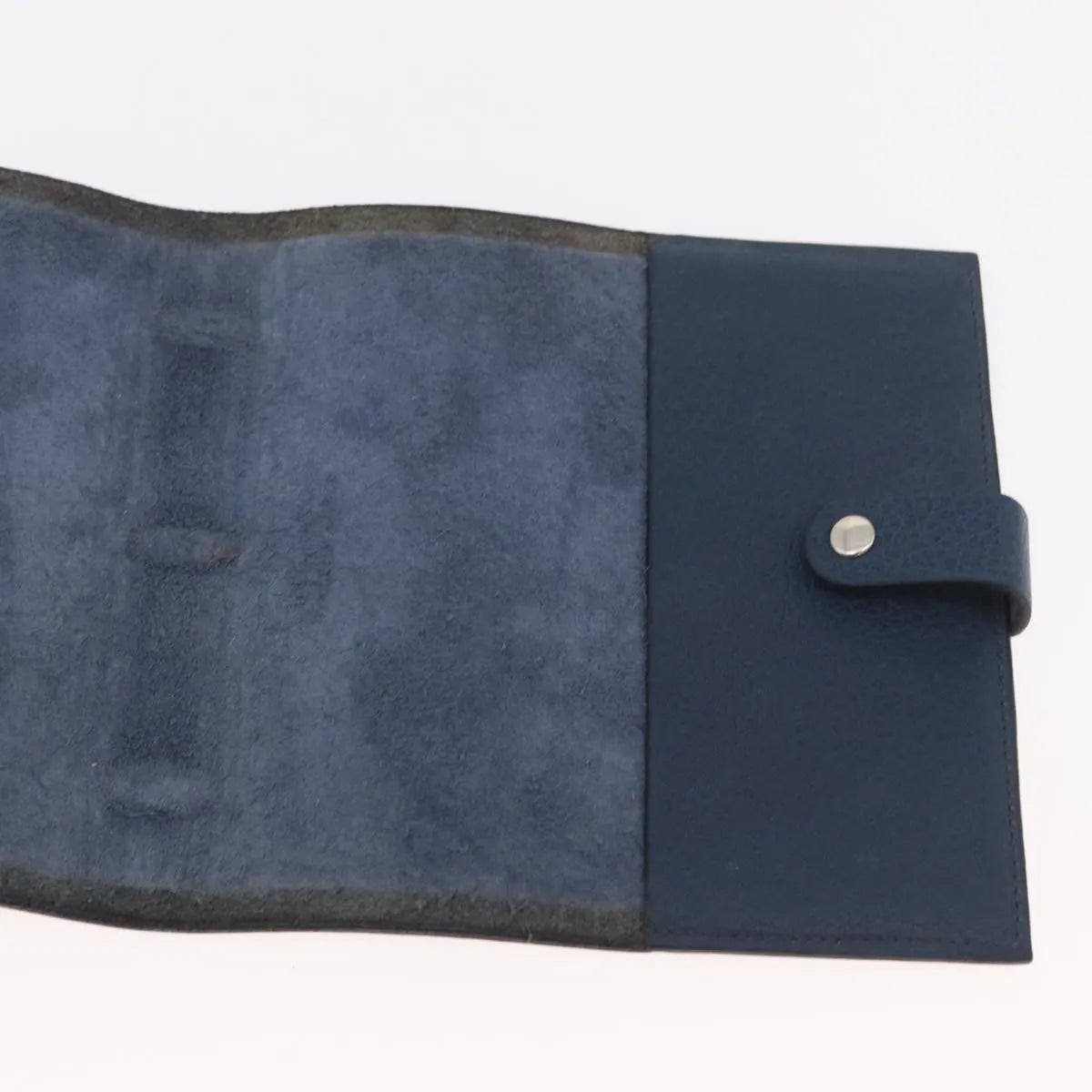 Hermes Agenda Cover Epsom, Navy, Leather, Clutch