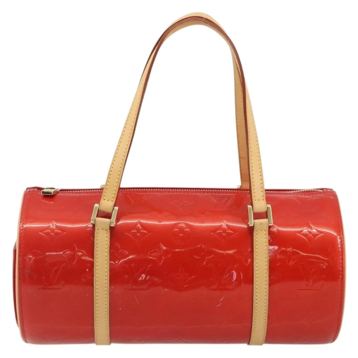 Louis Vuitton Bedford Monogram Vernis, Red, Patent Leather, Handbag