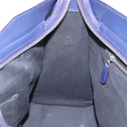 Balenciaga Holiday City Giant Studs Matte Calfskin, Navy, Leather, Handbag