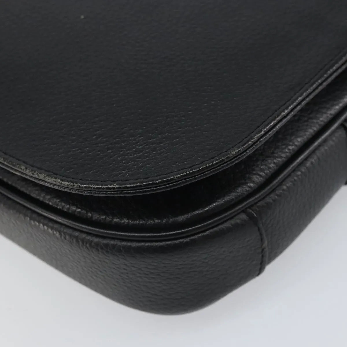 Burberry Vintage Leather, Black, Leather, Shoulder Bag
