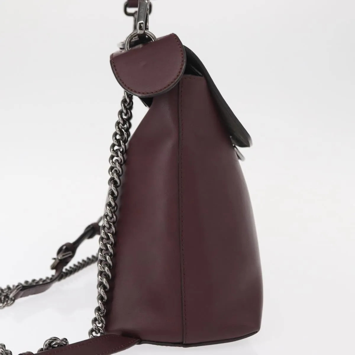 Fendi Back to School Leather, Burgundy, Leather, Backpack